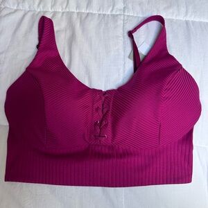Victoria's Secret Allegro VS Sweat On Point Lace Up Sport Bra Med Support 36DD
